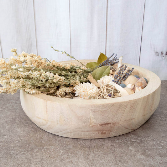 Paulownia Round Bowl - My American Goods