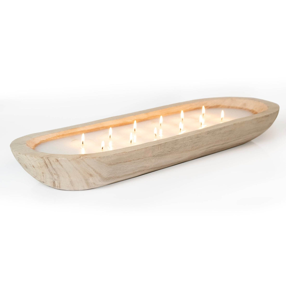 Paulownia Wood Tray Candle - My American Goods