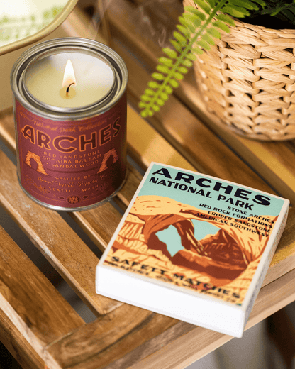 Good &amp; Well Supply Co. Arches Vintage National Park Cabin Matches