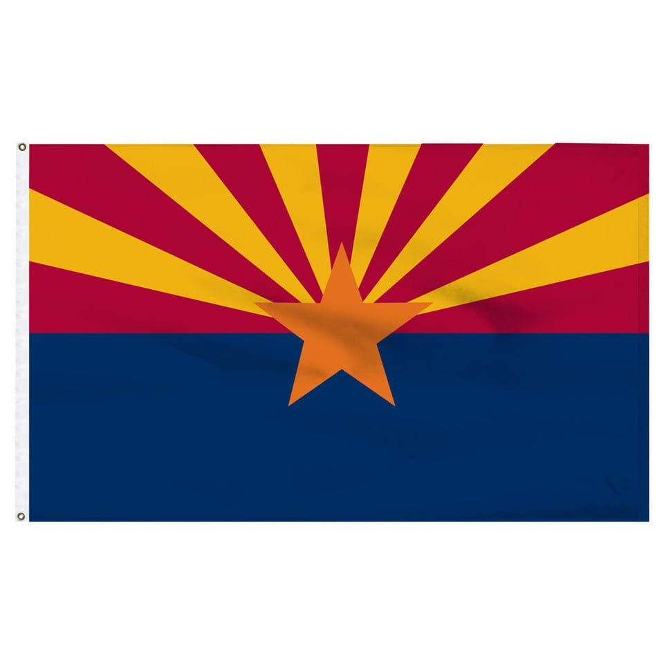 Flags Unlimited USA Nylon State Flags Arizona