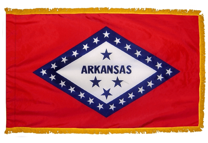 Flags Unlimited USA Nylon State Flags Arkansas