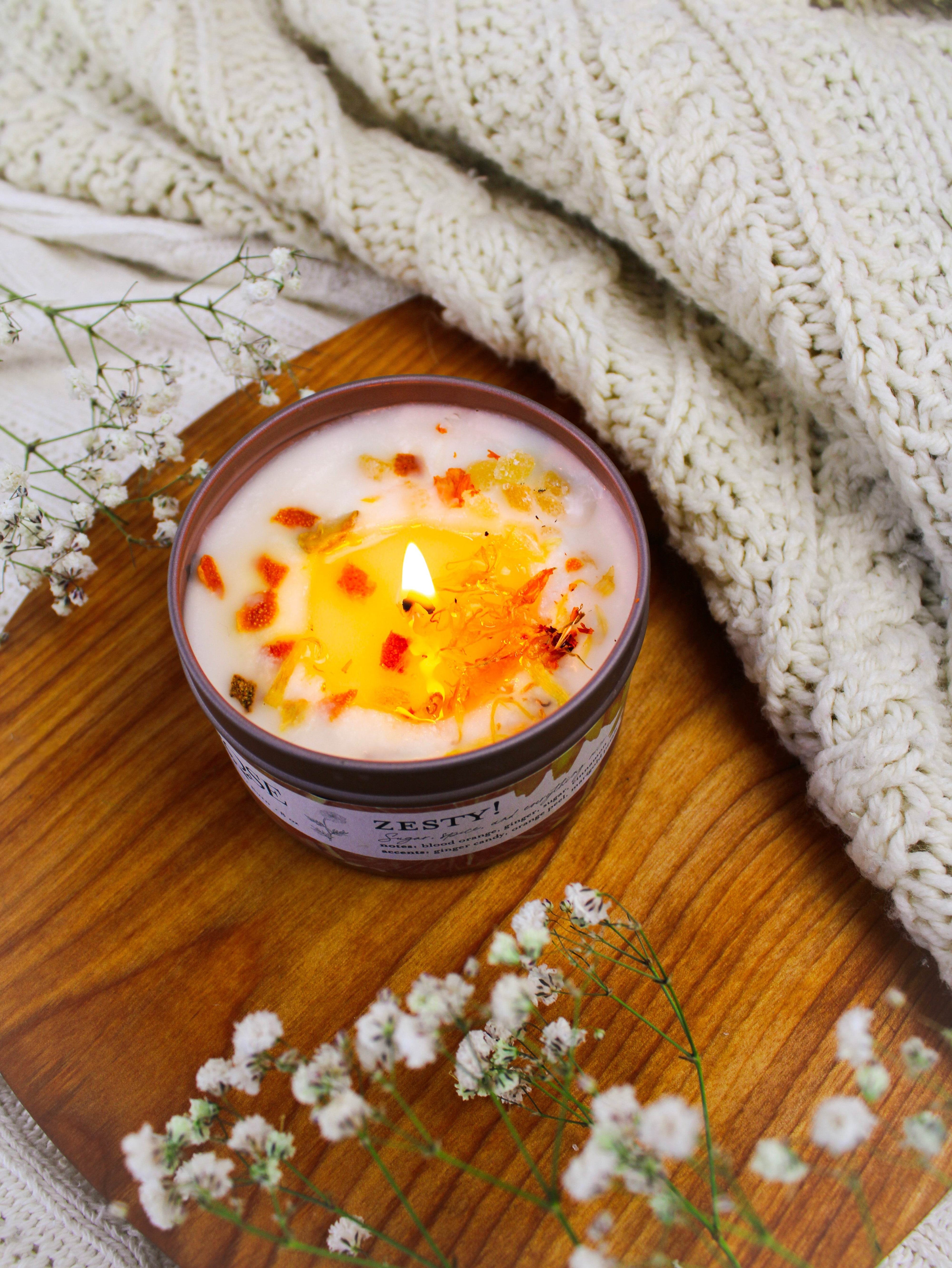ZESTY! Orange Ginger Candle - My American Goods