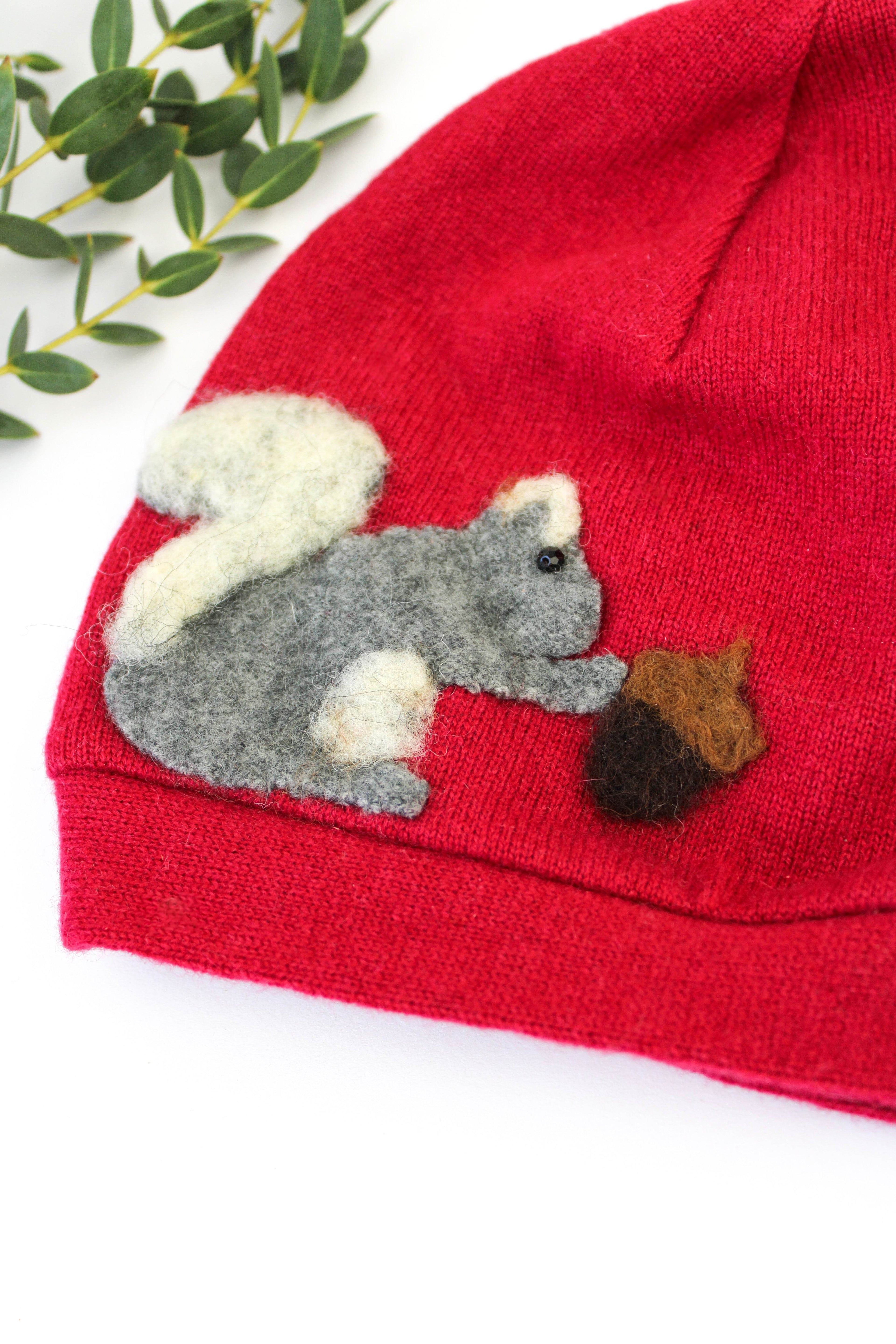 Squirrel Cashmere Hat - My American Goods