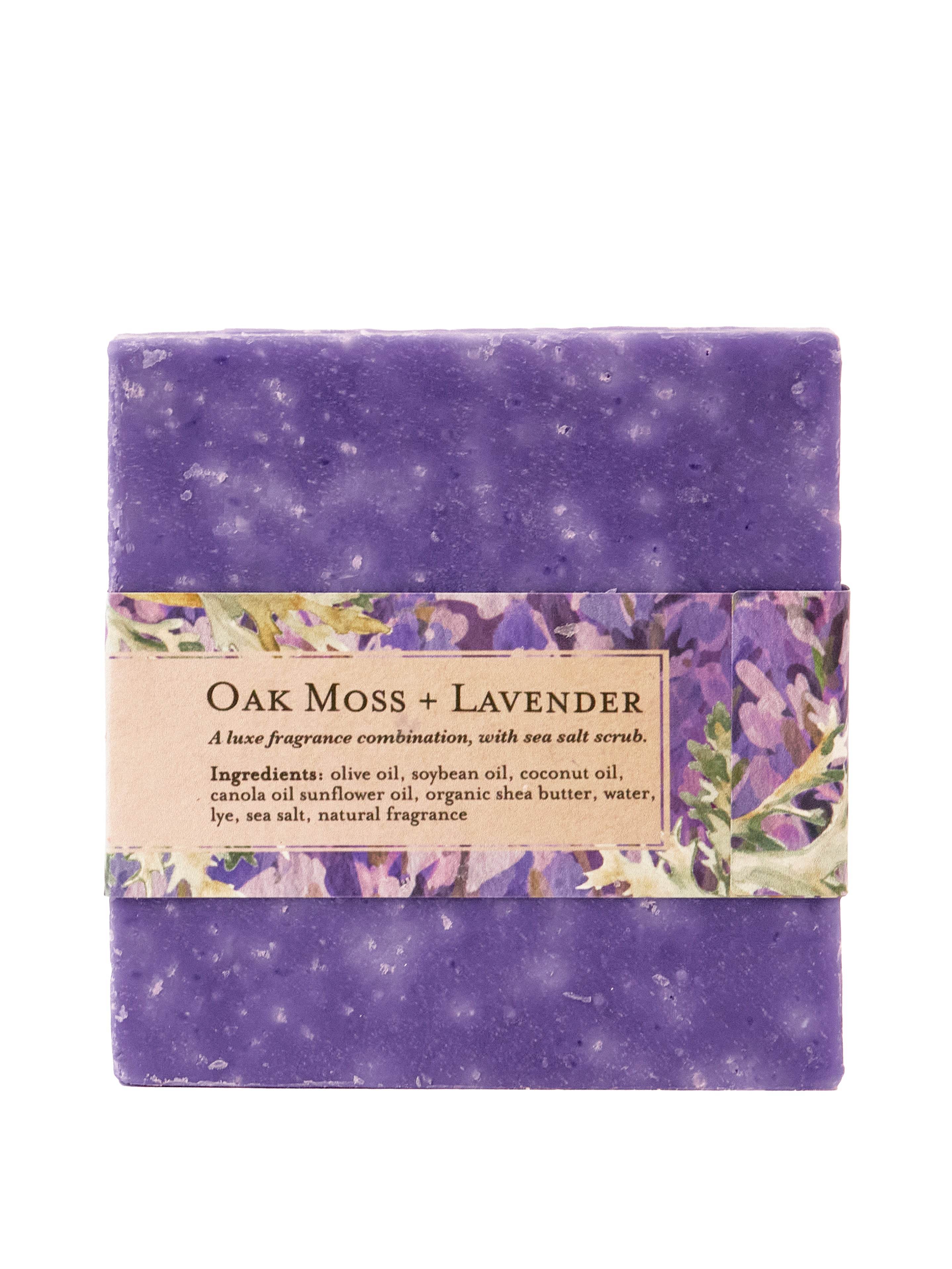Lavender Oak Moss Soap Scrub Bar - My American Goods