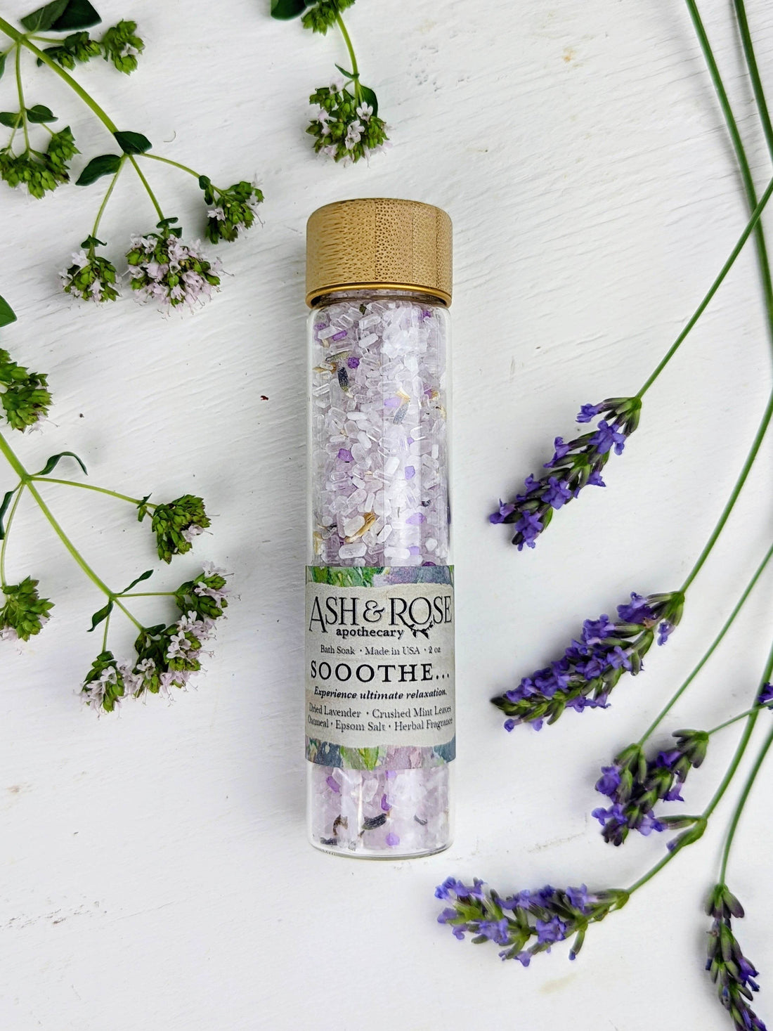 Lavender Oatmeal Bath Soak Vial - SOOOTHE... - My American Goods