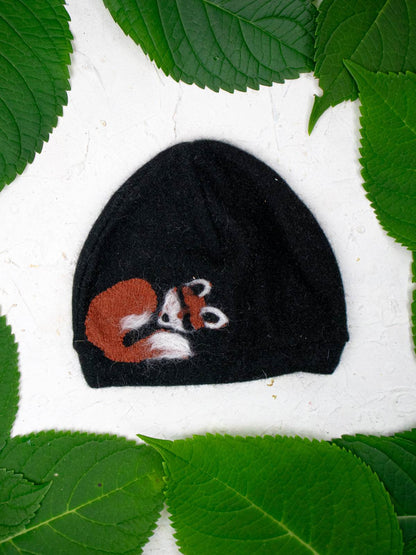 Sleeping Fox Cashmere Hat - Toddler - My American Goods