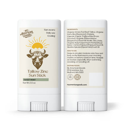 2 Pack Tallow Zinc Sun Stick