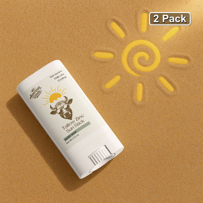 2 Pack Tallow Zinc Sun Stick