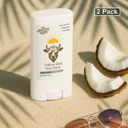 2 Pack Tallow Zinc Sun Stick
