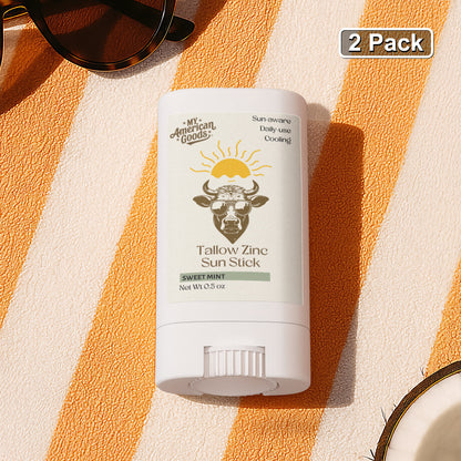 2 Pack Tallow Zinc Sun Stick