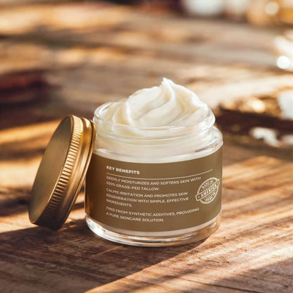 Whipped Grass-Fed Tallow Balm with Vanilla Bean