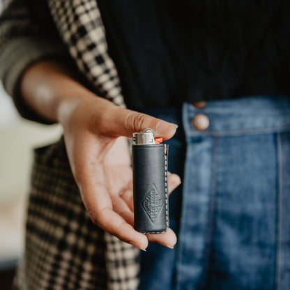 The Local Branch Leather Black Leather Lighters