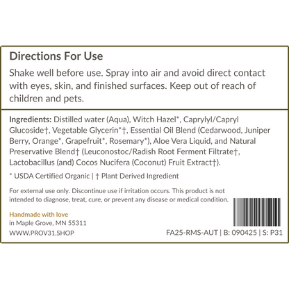 Room Spray: Autumn Forest - My American Goods