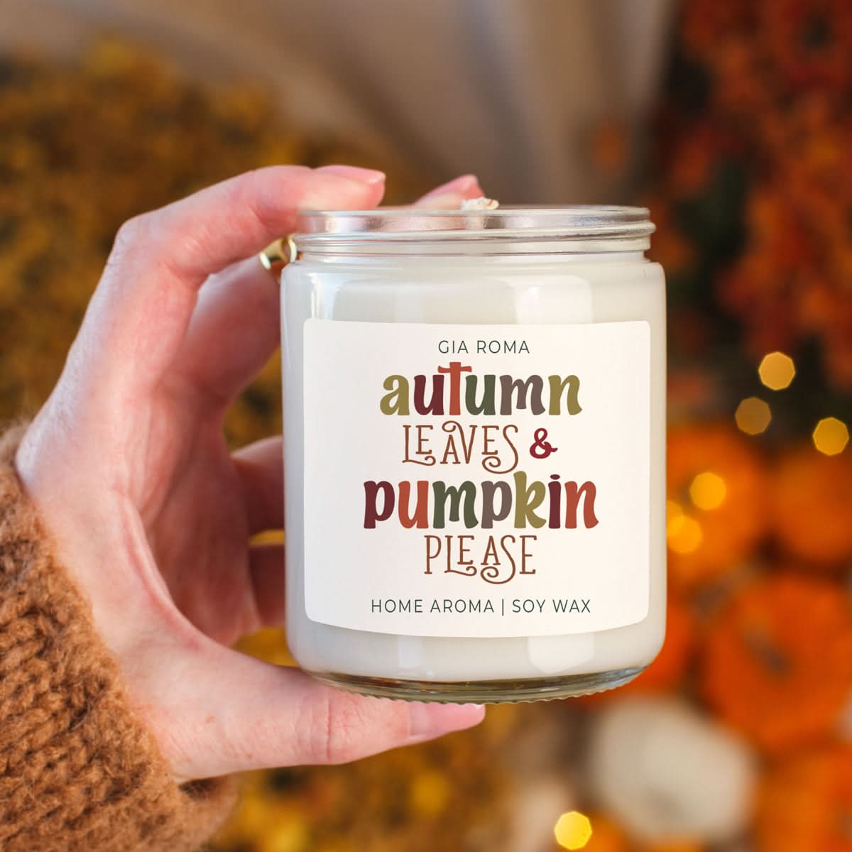 Gia Roma Candle Toasted Pumpkin Candle
