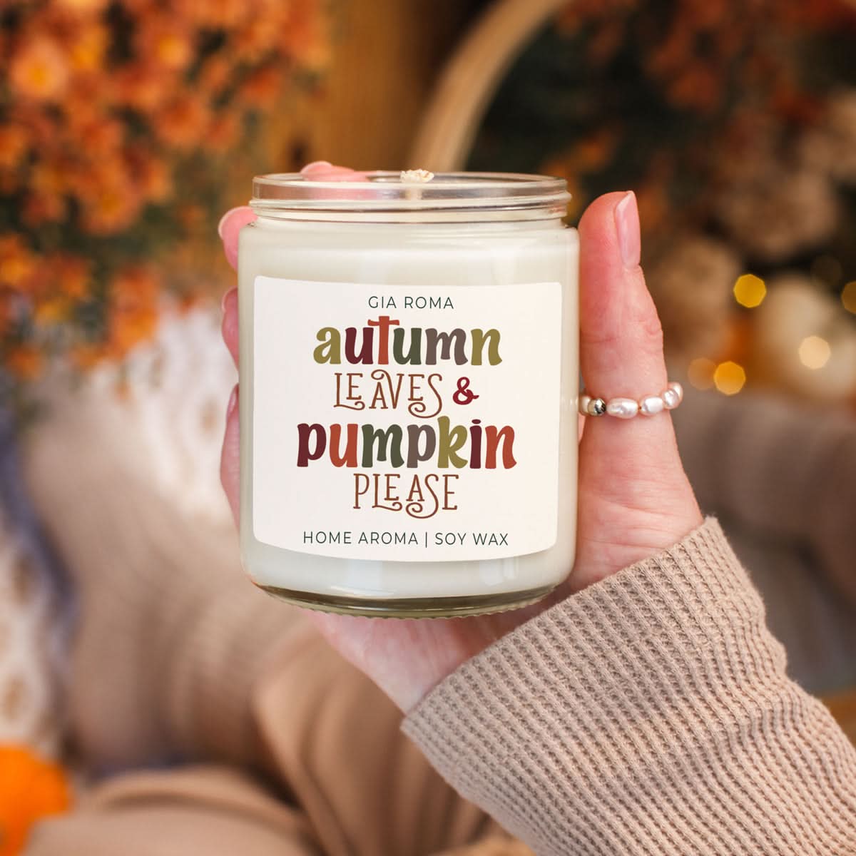 Gia Roma Candle Toasted Pumpkin Candle