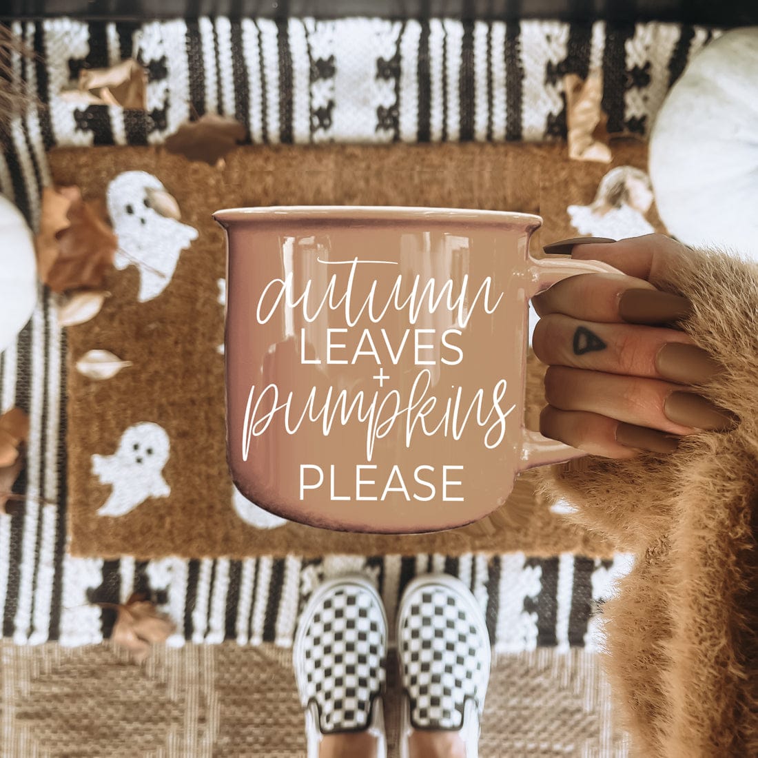 Gia Roma Coffee Mug Autumn Leaves Mug