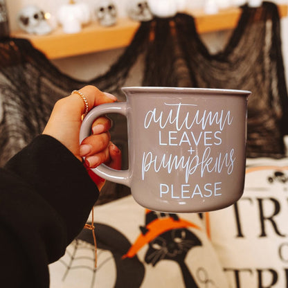 Gia Roma Coffee Mug Autumn Leaves Mug