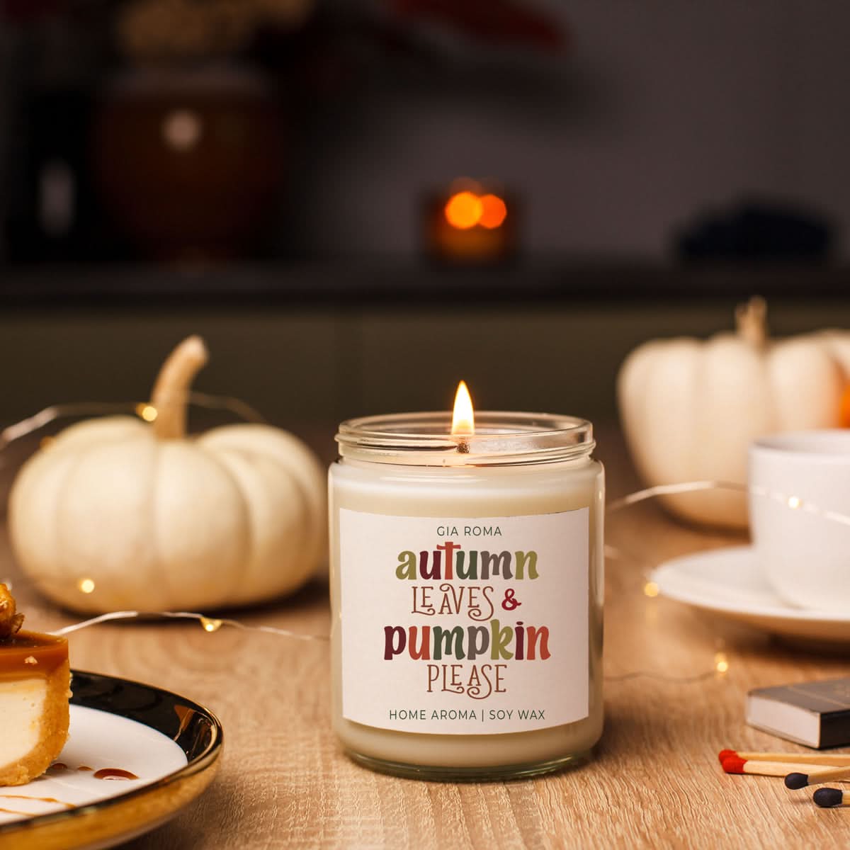 Gia Roma Candle Toasted Pumpkin Candle