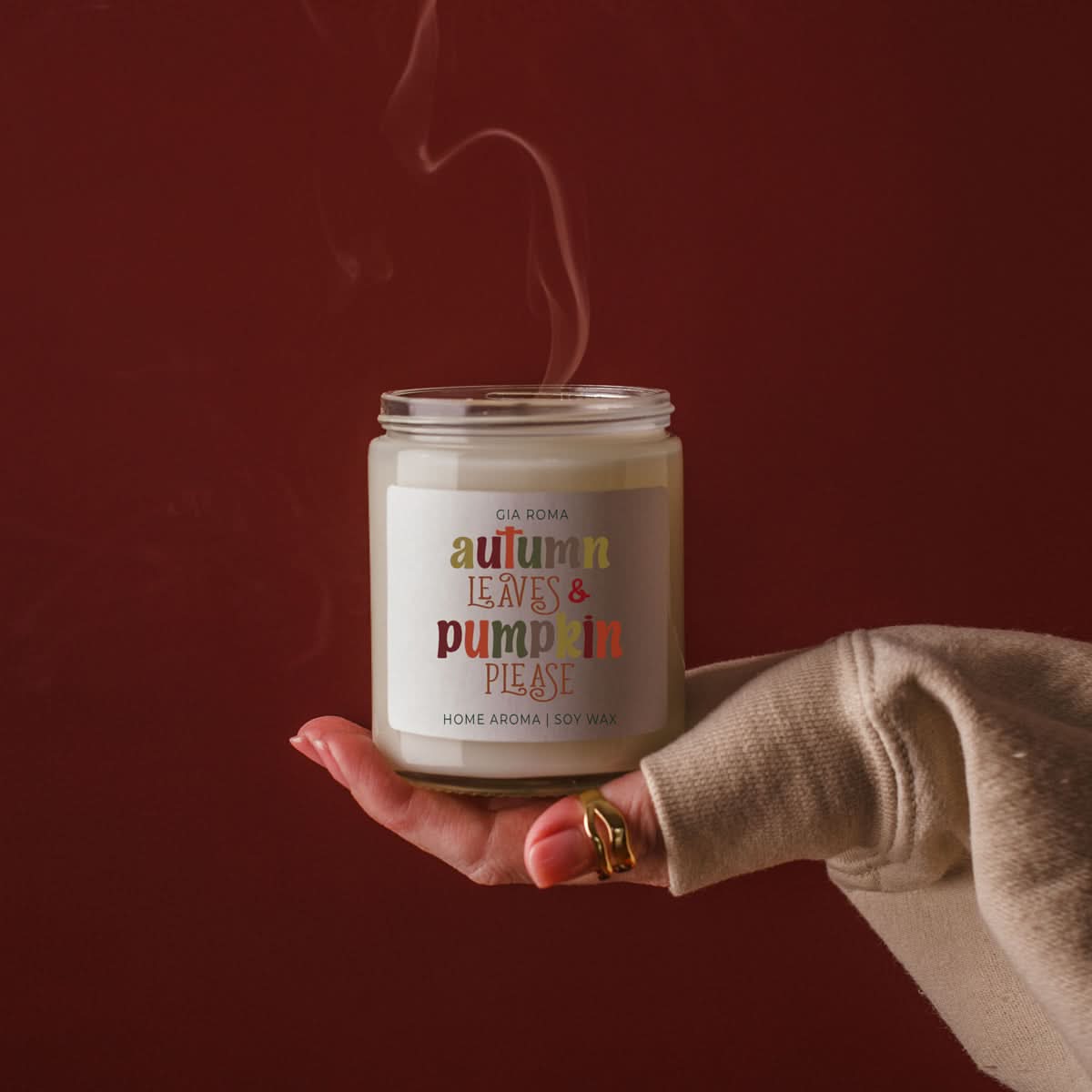 Gia Roma Candle Toasted Pumpkin Candle