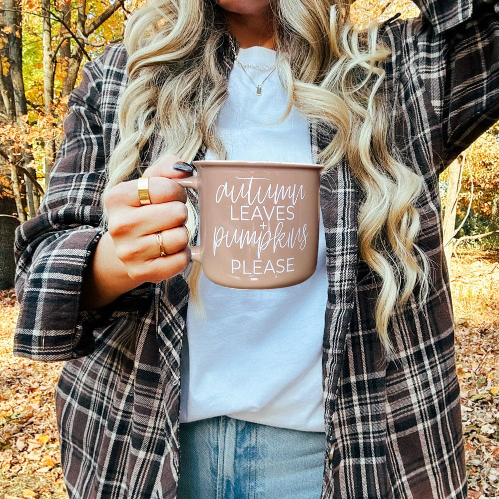 Gia Roma Coffee Mug Autumn Leaves Mug