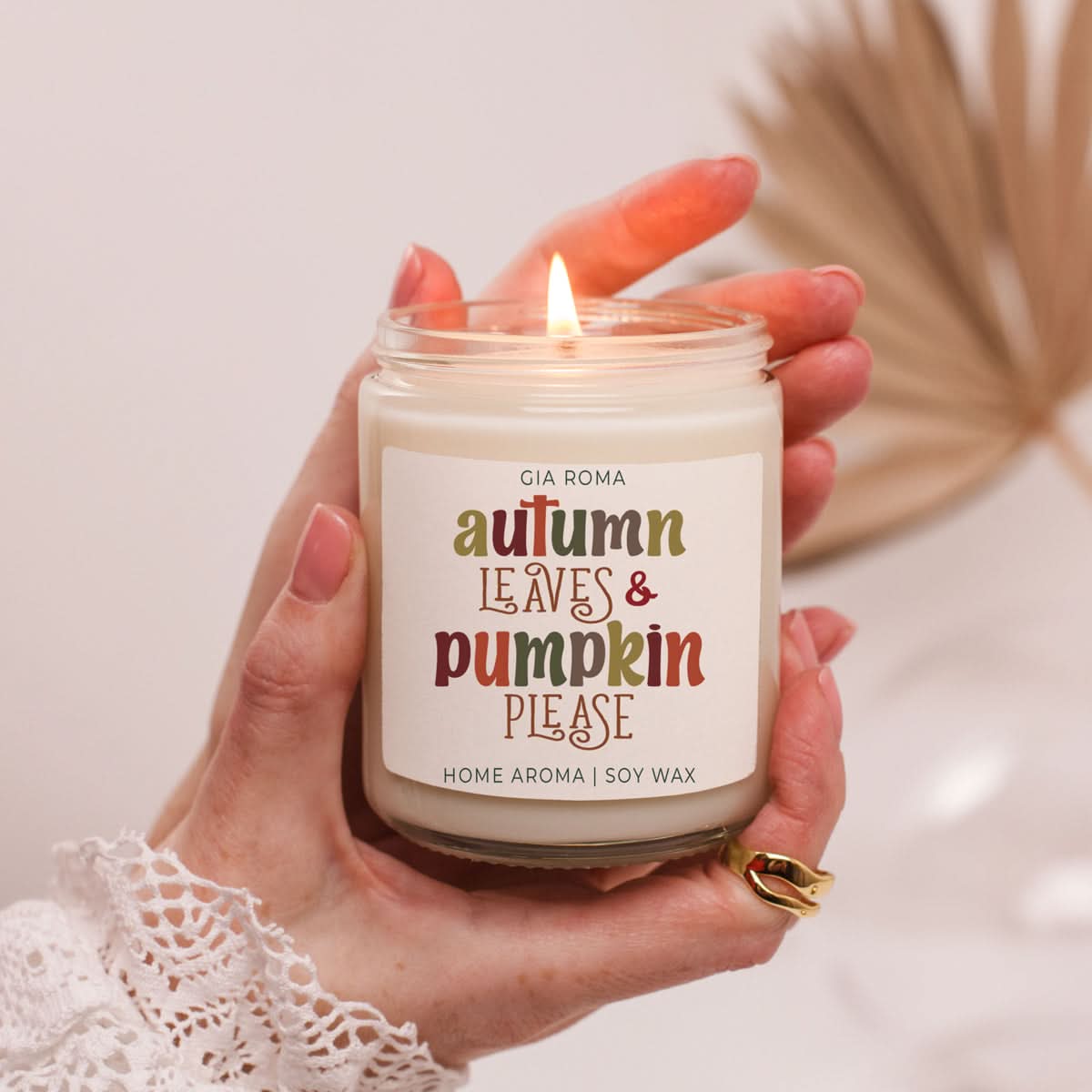Gia Roma Candle Toasted Pumpkin Candle