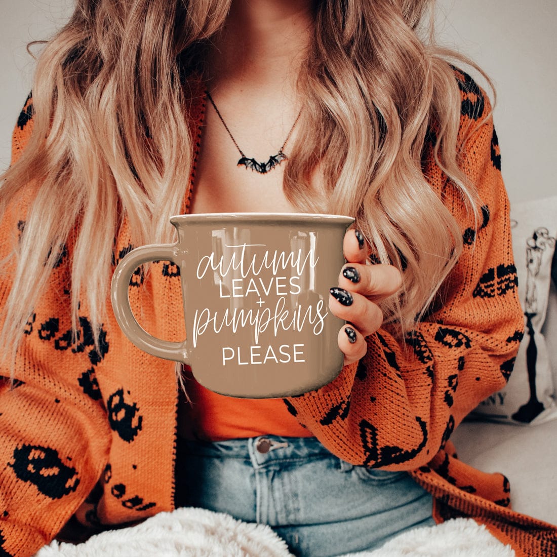 Gia Roma Coffee Mug Autumn Leaves Mug