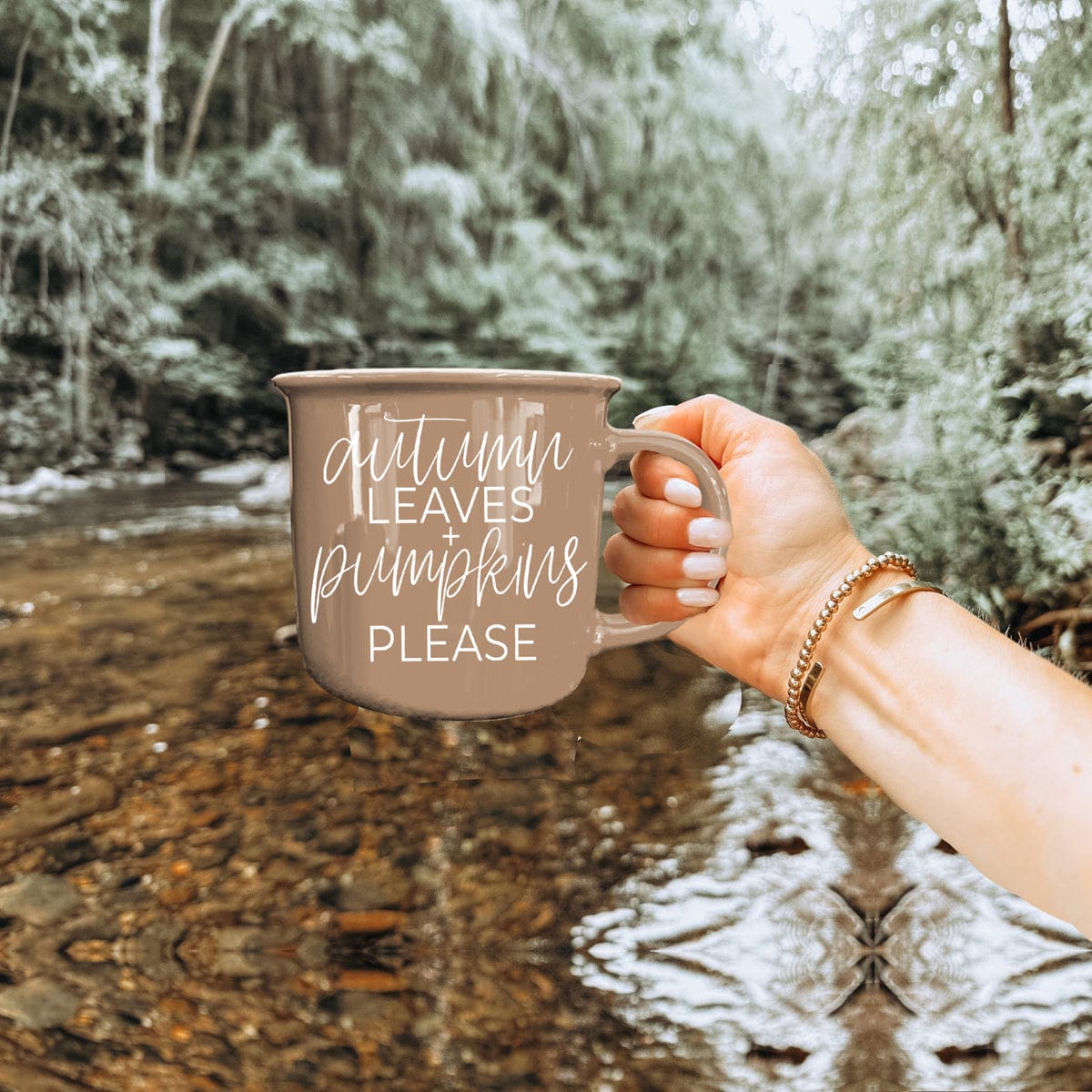 Gia Roma Coffee Mug Autumn Leaves Mug