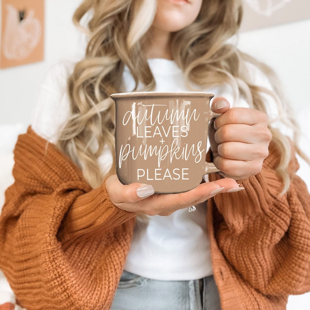 Gia Roma Coffee Mug Autumn Leaves Mug