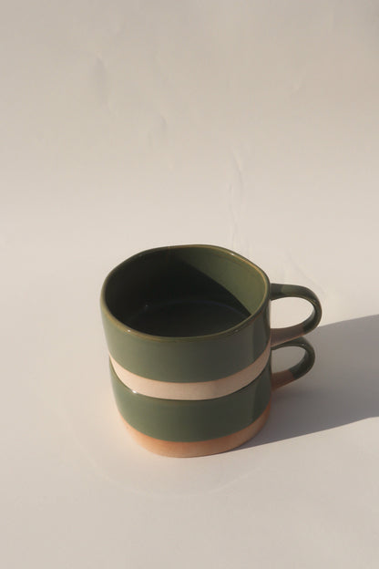 Glazed Garage Ceramics Bowl Avalon Soup Bowl | Moss (Set of 2)