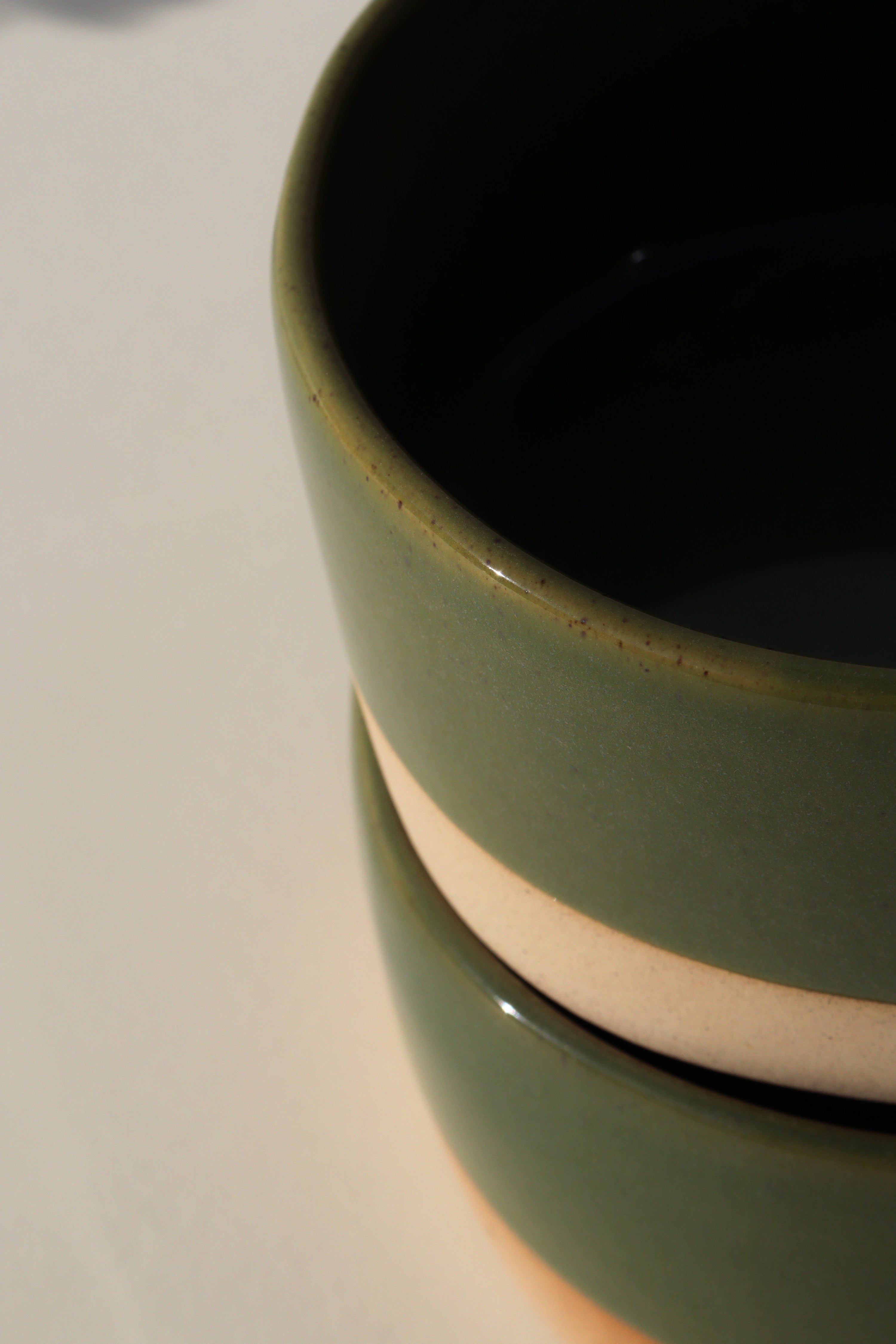 Glazed Garage Ceramics Bowl Avalon Soup Bowl | Moss (Set of 2)