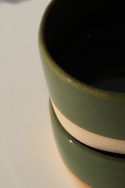 Glazed Garage Ceramics Bowl Avalon Soup Bowl | Moss (Set of 2)