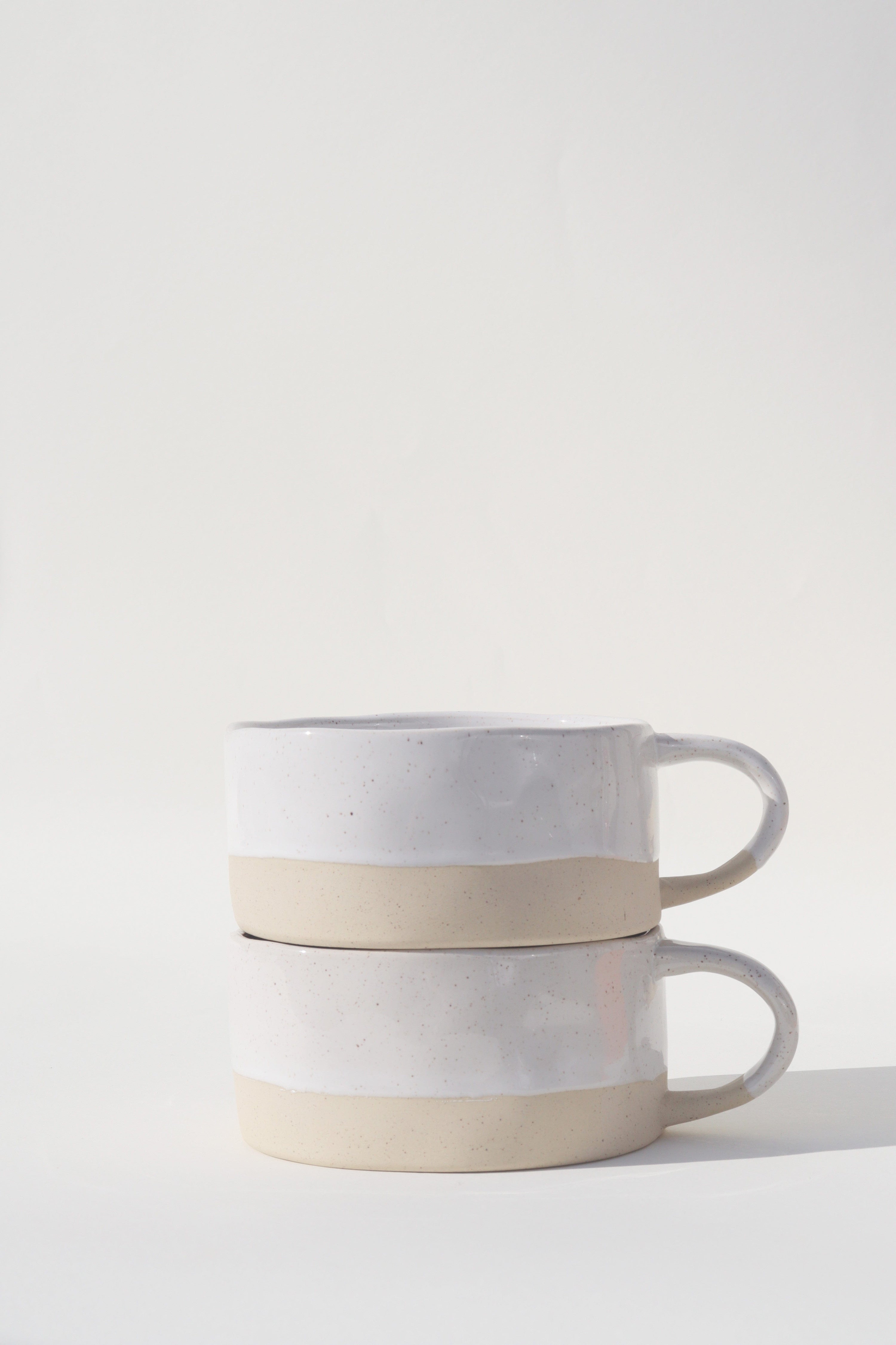 Glazed Garage Ceramics Bowl Avalon Soup Bowl | White Speckle (Set of 2)