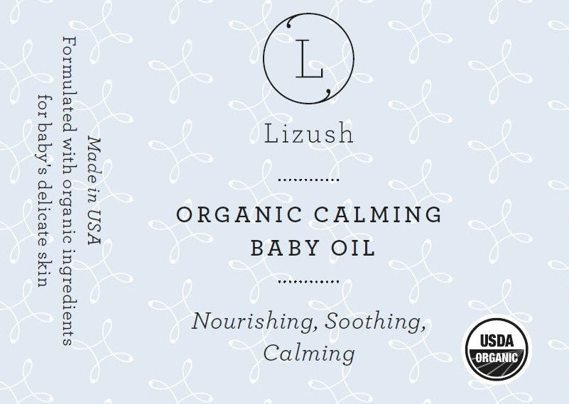 ORGANIC CALMING BABY OIL Nourishing, Soothing, Calming - My American Goods