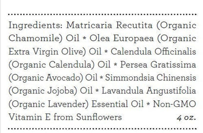 ORGANIC CALMING BABY OIL Nourishing, Soothing, Calming - My American Goods