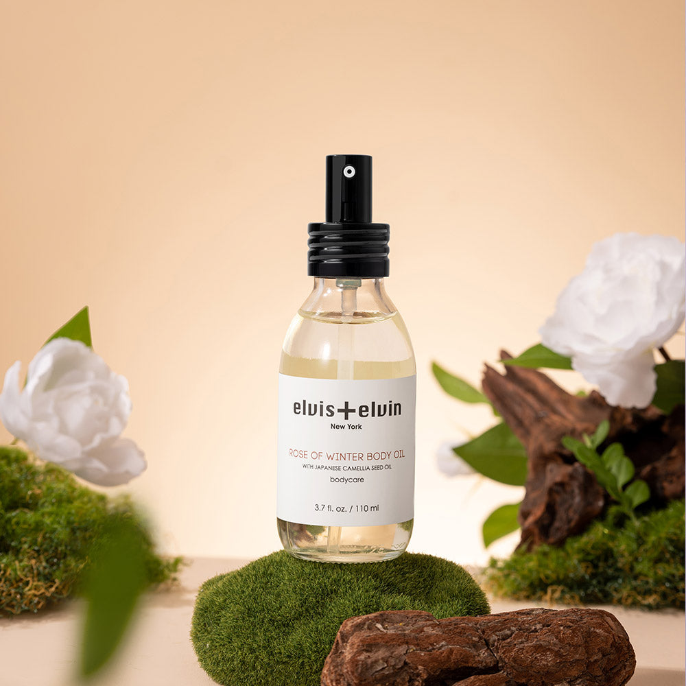elvis+elvin Rose of Winter Body Oil - My American Goods