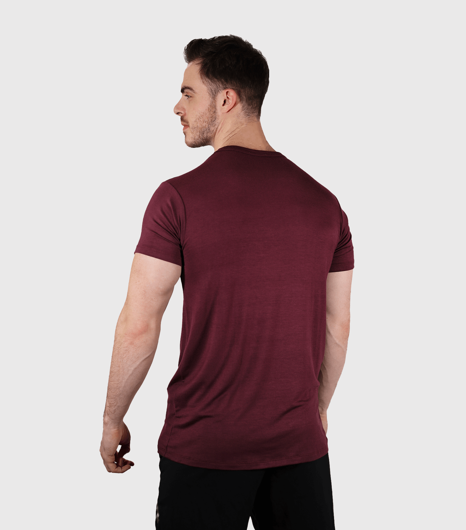 Bamtech Shirt Bamboo Aerotech T-Shirt - Dark Plum