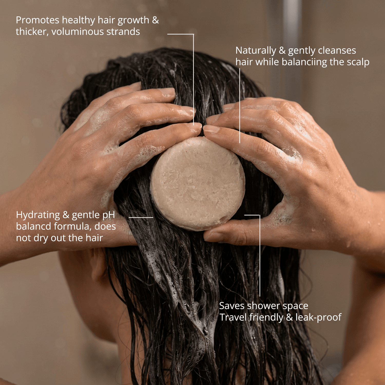 J&amp;L Naturals Shampoo Bar Sulfate-Free Shampoo Bar Bundle (5-Pack)