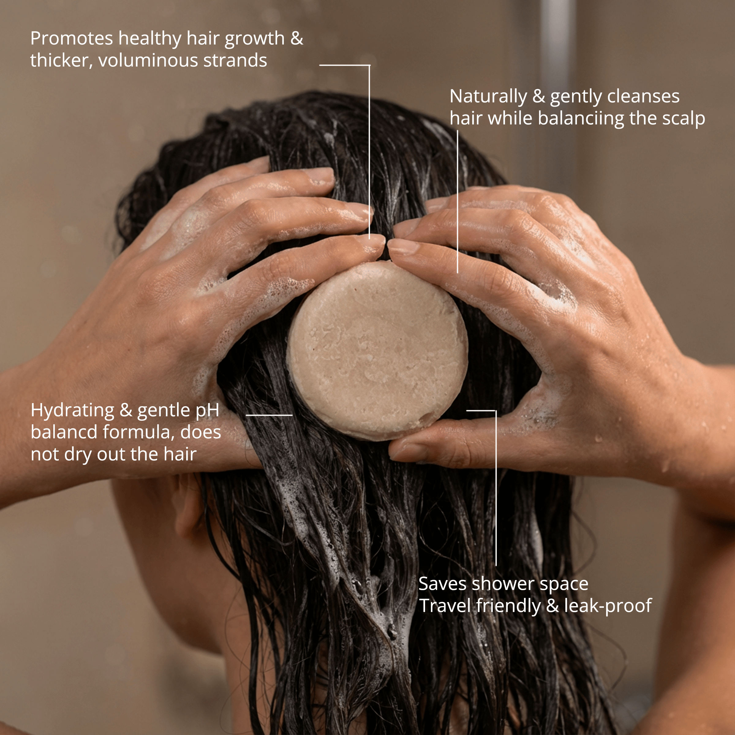 J&amp;L Naturals Shampoo Bar Sulfate-Free Shampoo Bar Bundle (5-Pack)