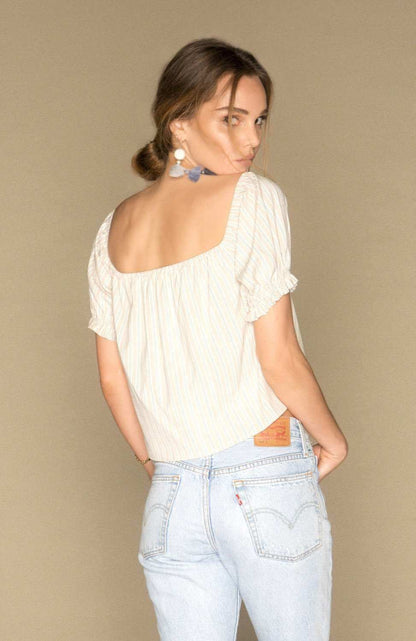 Bardot Blouse - Teak