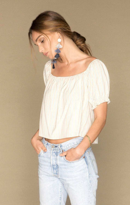 Bardot Blouse - Teak