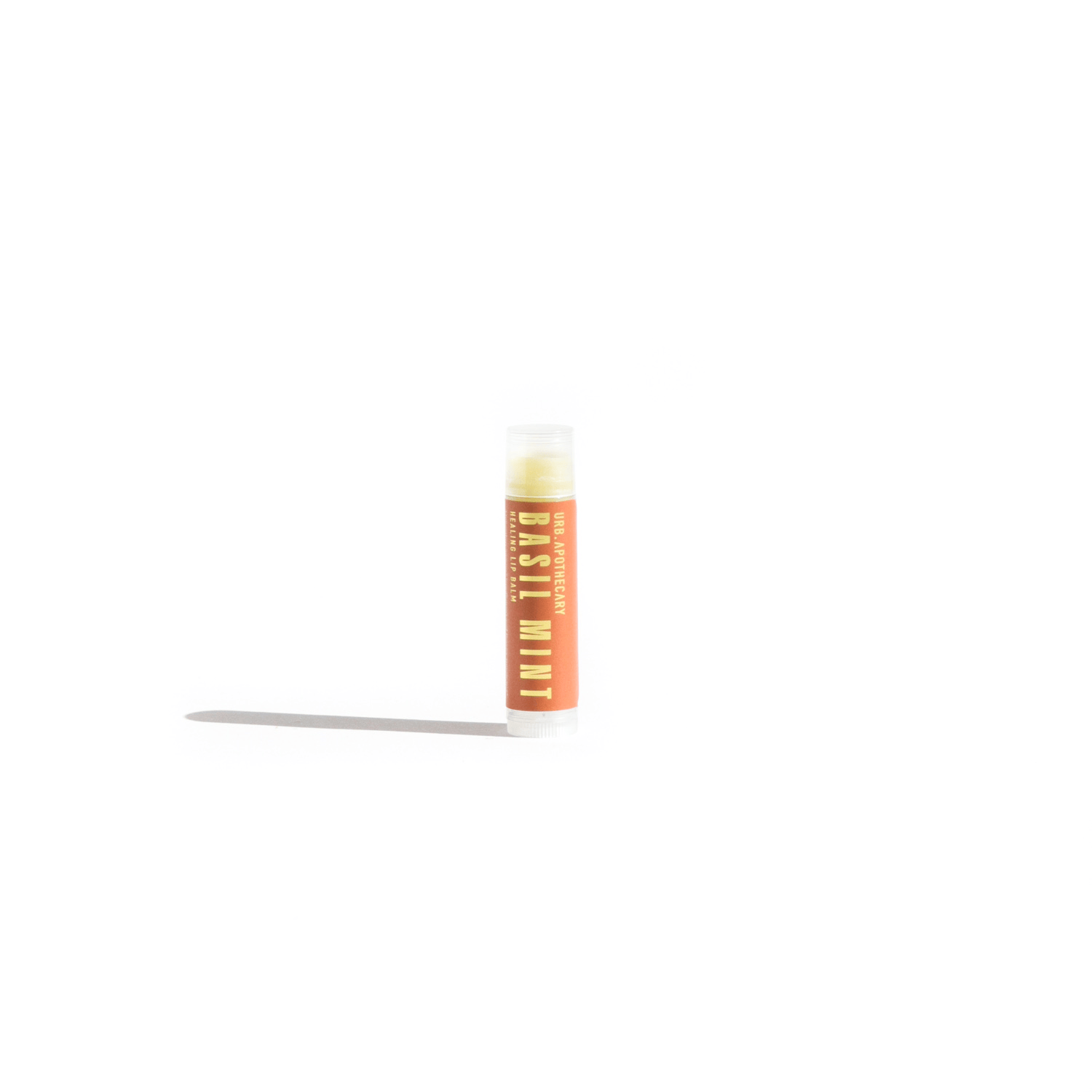 URB APOTHECARY LIP BALM Plastic Tube .15 oz Basil Mint Lip Balm