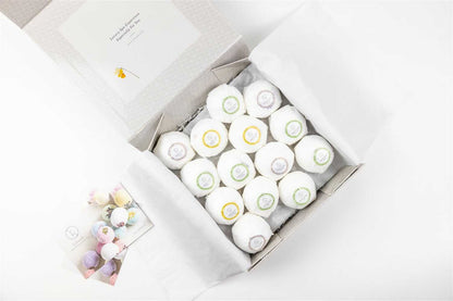 Bath Bombs Gift Box, Set of 14 Big 100% Natural Relaxing Bath Bombs - My American Goods