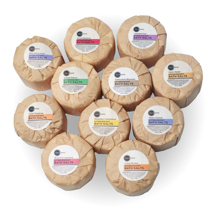Heliotrope SF Bath Salt Effervescent Bath Fizzies w/Jojoba &amp; Silk Proteins - NEW SCENTS!