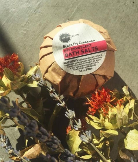 Heliotrope SF Bath Salt Effervescent Bath Fizzies w/Jojoba &amp; Silk Proteins - NEW SCENTS!