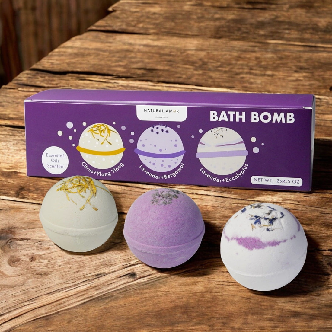 Blossom Bath Bomb 3pk - My American Goods