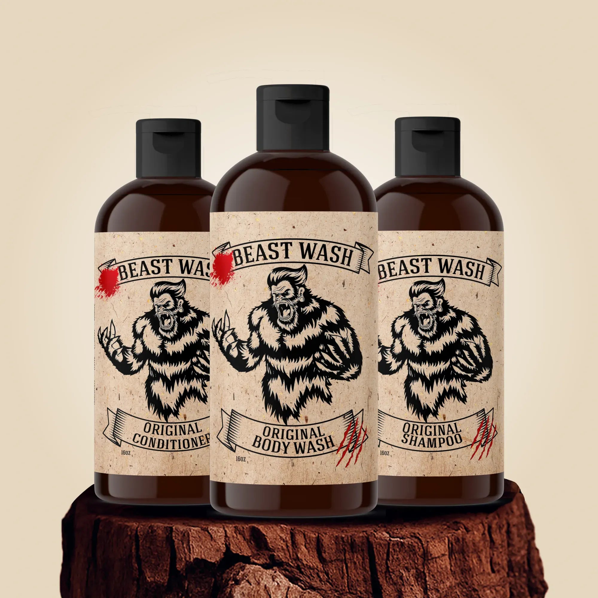Johnny Slicks Original-Liquid Beast Wash Shower Set