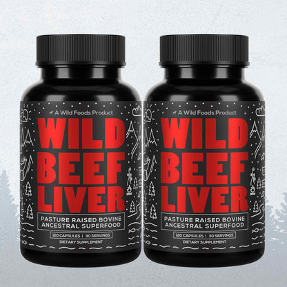 Grass-Fed Beef Liver Capsules, 30 servings – Vitality &amp; Immune Boost from Ancestral Nutrition - My American Goods