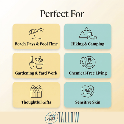 Lady May Tallow Body Cream/Lotion Tallow Sun Care Duo - Before &amp; After Sun Cream