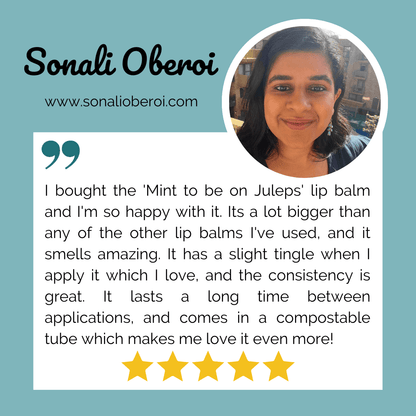Mint to be on Juleps - No-Melt Beeswax Lip Balm - My American Goods