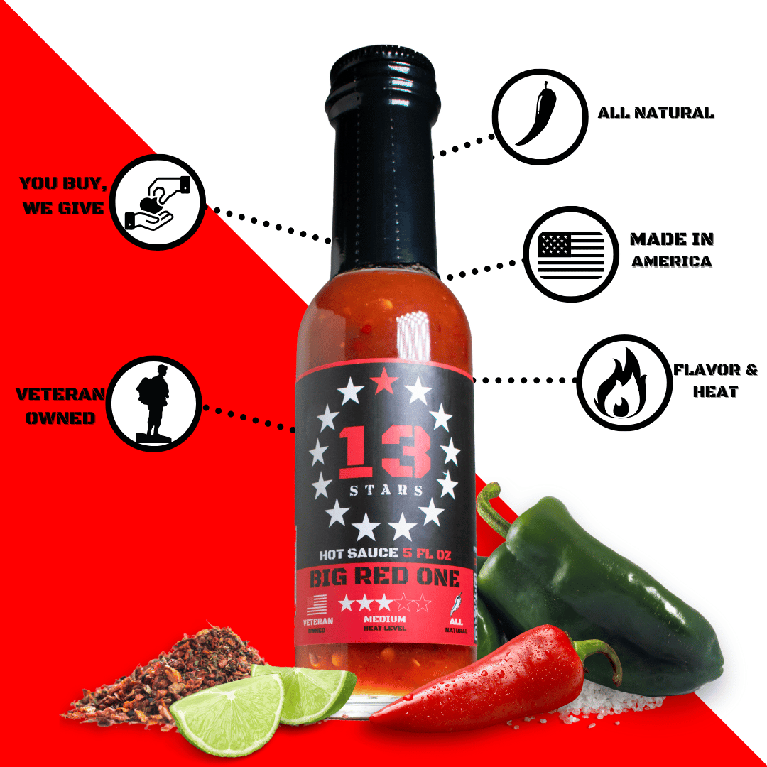 13 Stars Hot Sauce Hot Sauce 13 Stars Hot Sauce Big Red One